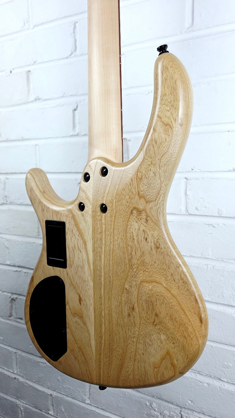 CORT ACTION DLX AS 4 STRING ACTIVE OPEN PORE NATURAL BASS GUITAR