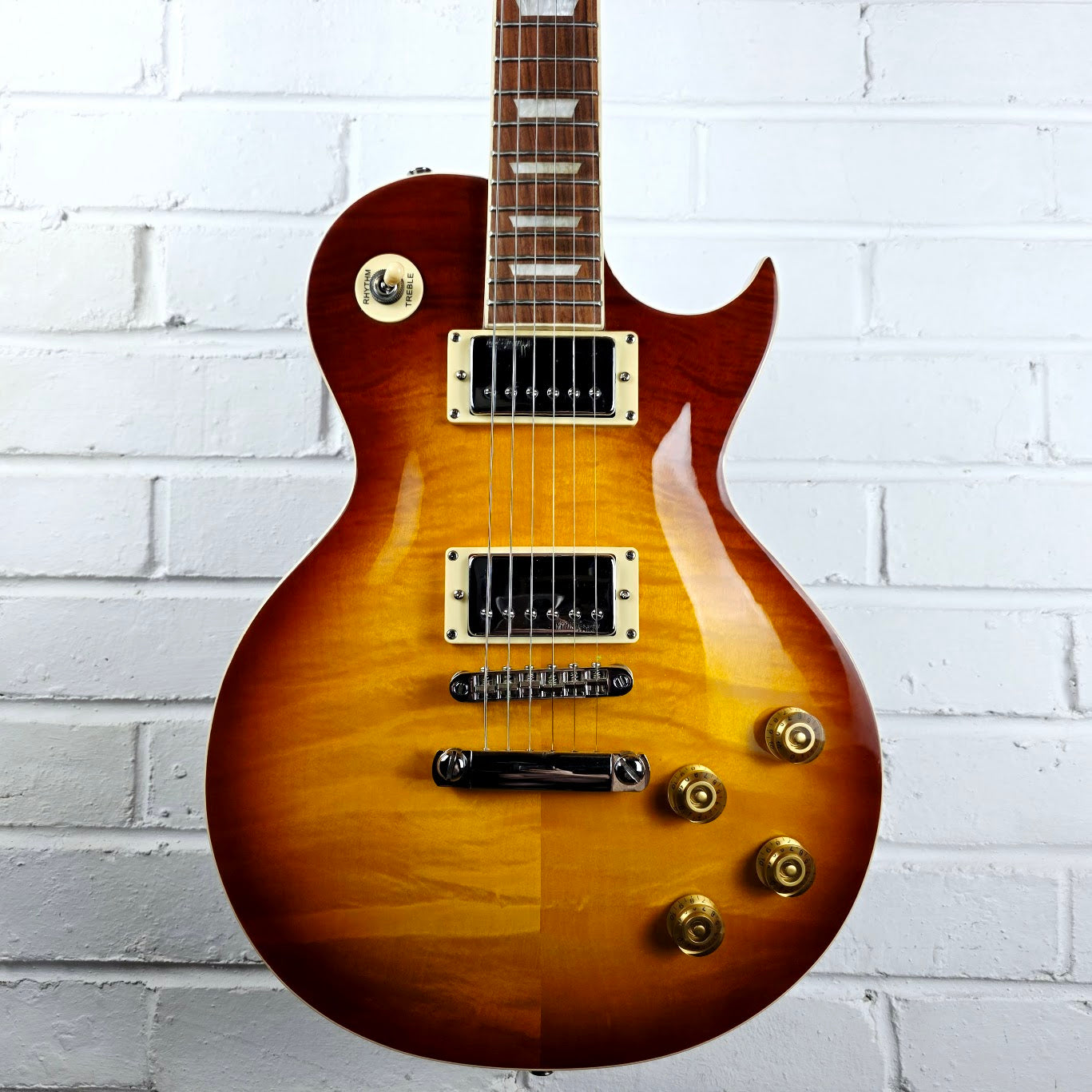 VINTAGE V100 SUNBURST LES PAUL ELECTRIC GUITAR