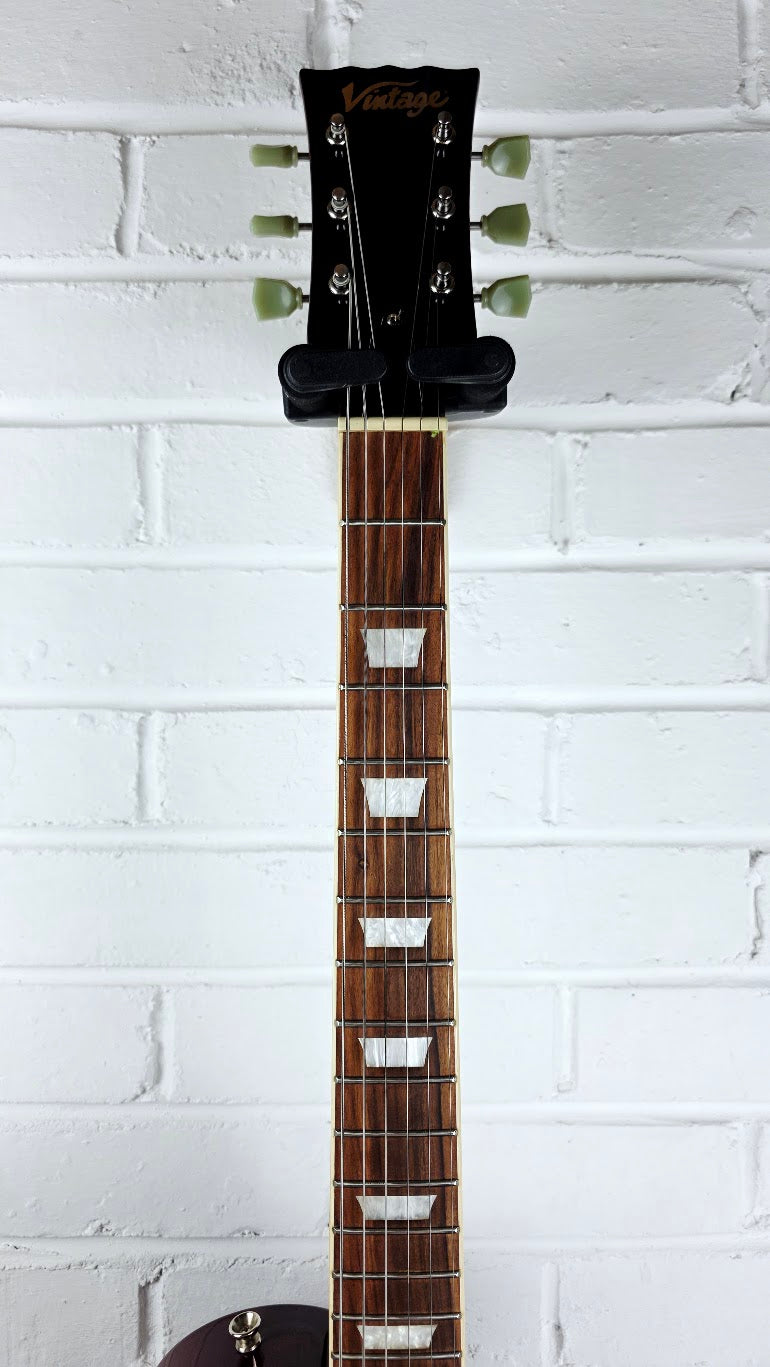 VINTAGE V100 SUNBURST LES PAUL ELECTRIC GUITAR