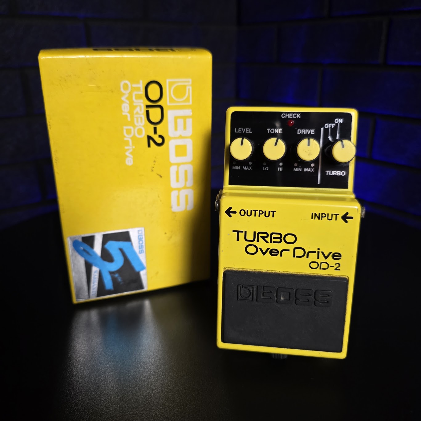 BOSS OD-2 TURBO OVERDRIVE VINTAGE GUITAR PEDAL WITH BOX