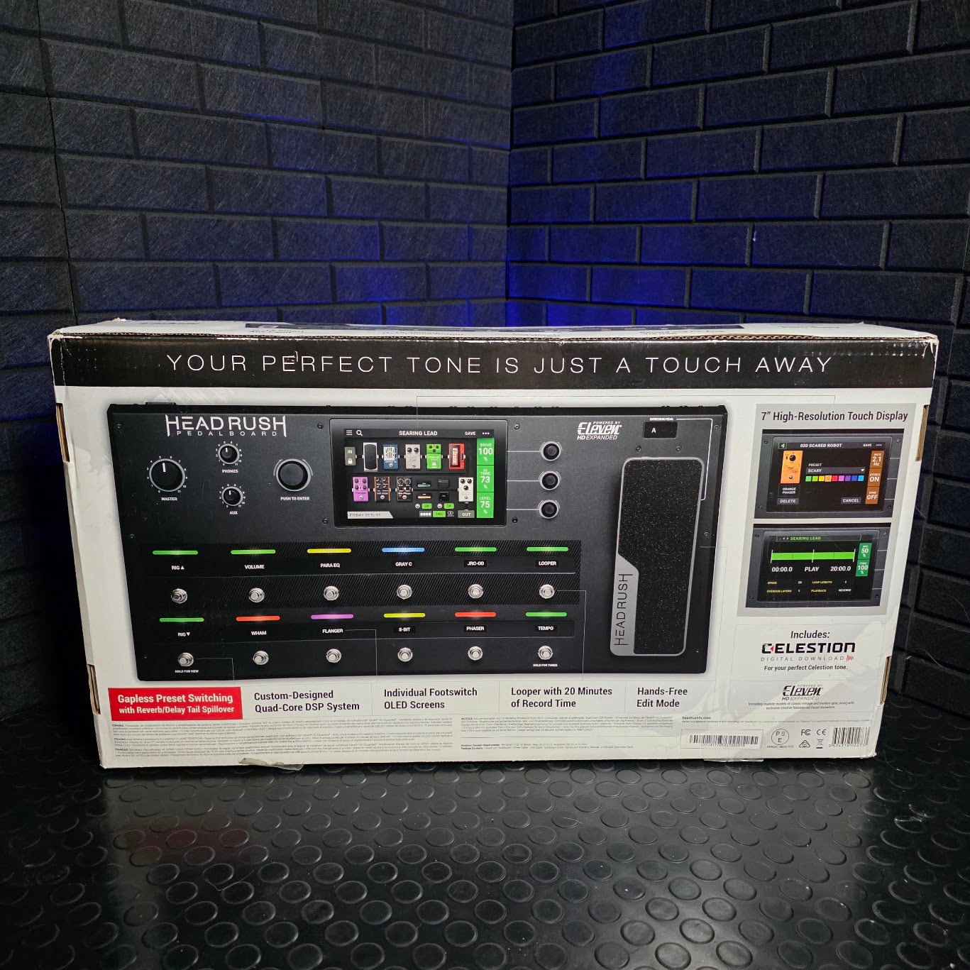 HEADRUSH PEDALBOARD GUITAR EFFECTS AMP MODELLER