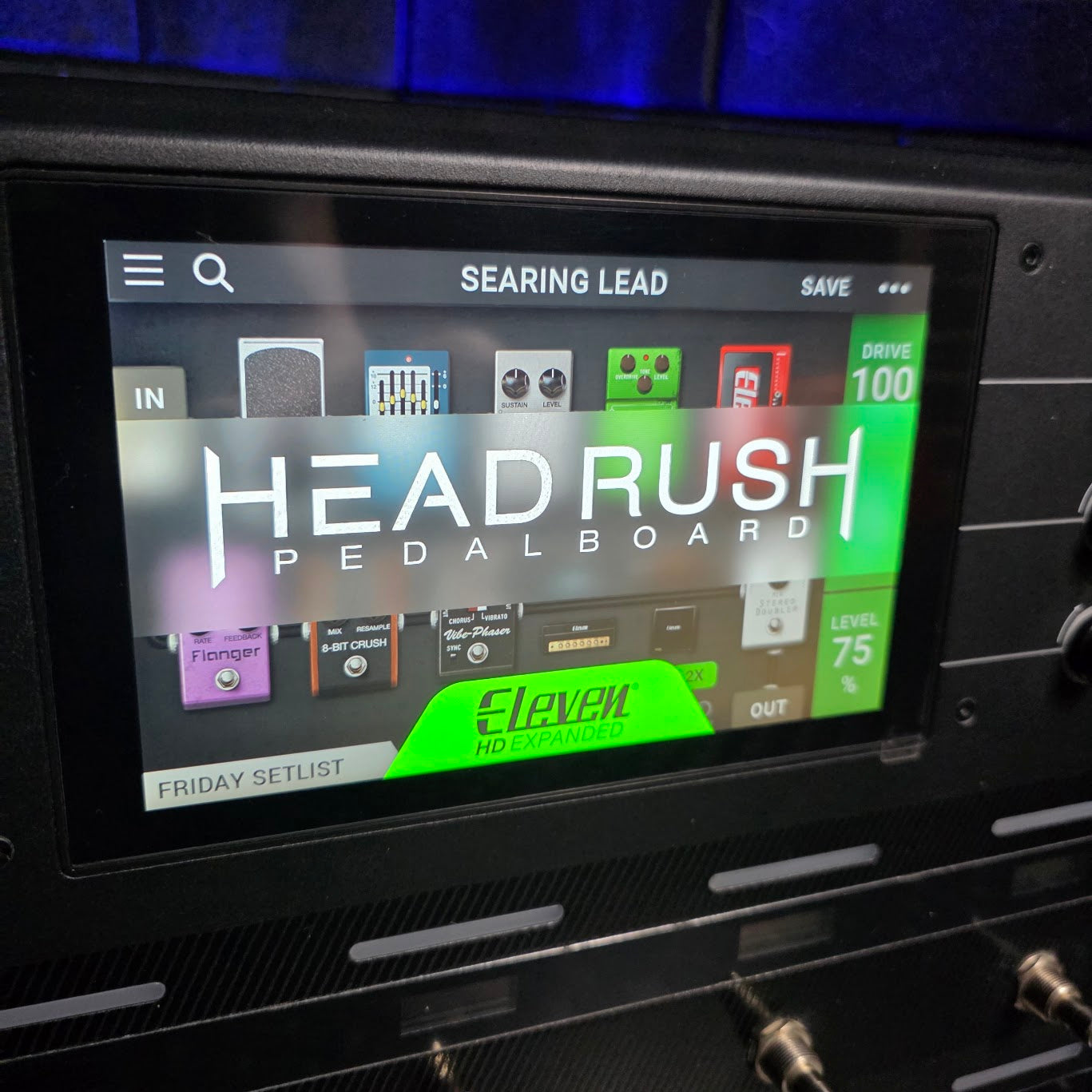 HEADRUSH PEDALBOARD GUITAR EFFECTS AMP MODELLER