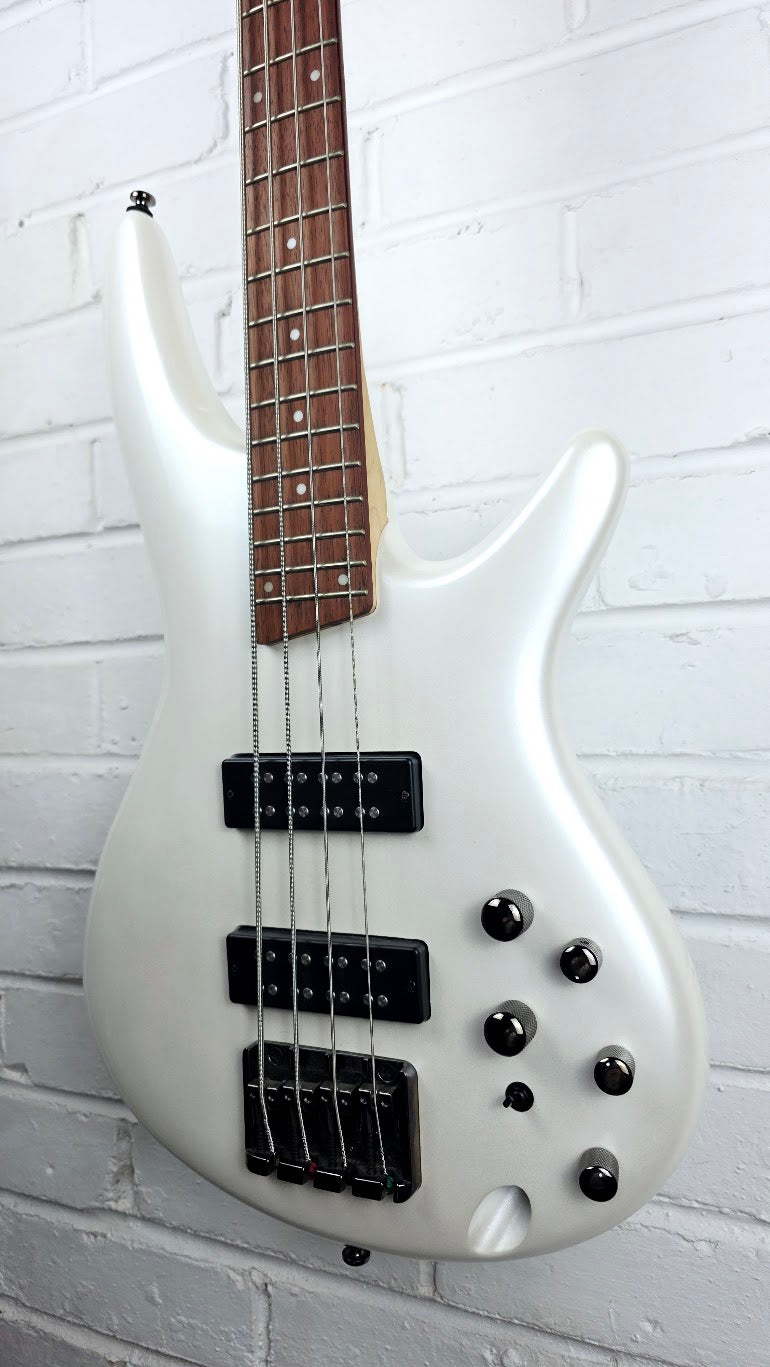 IBANEZ SR300E 4 STRING PEARL WHITE ACTIVE BASS
