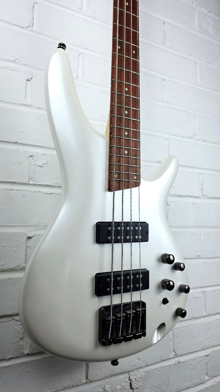 IBANEZ SR300E 4 STRING PEARL WHITE ACTIVE BASS