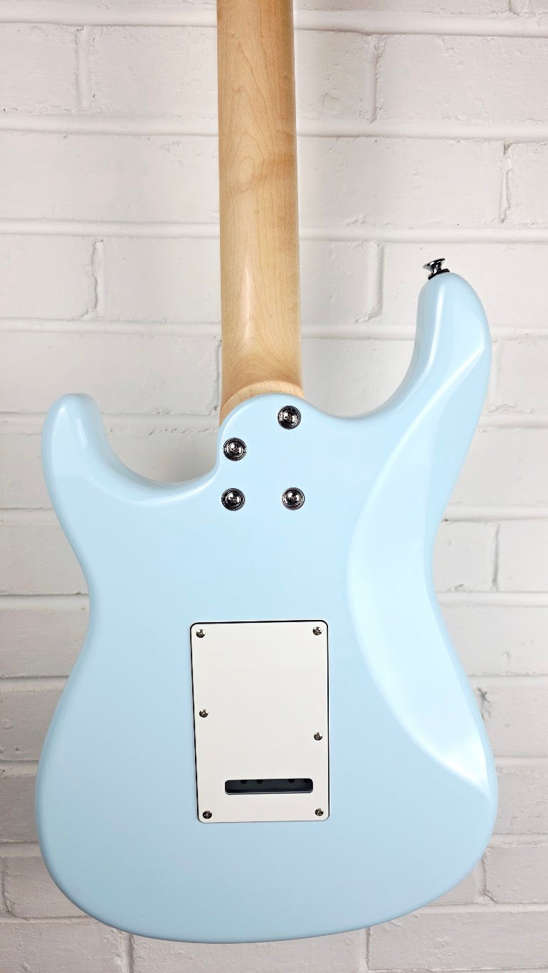 FRET KING CORONA LAGUNA BLUE ELECTRIC GUITAR + CASE