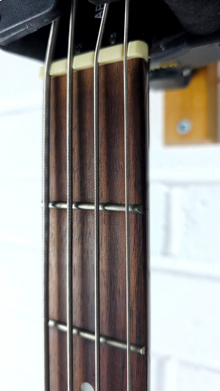 WASHBURN AB-10 BLACK ACOUSTIC 4 STRING BASS GUITAR