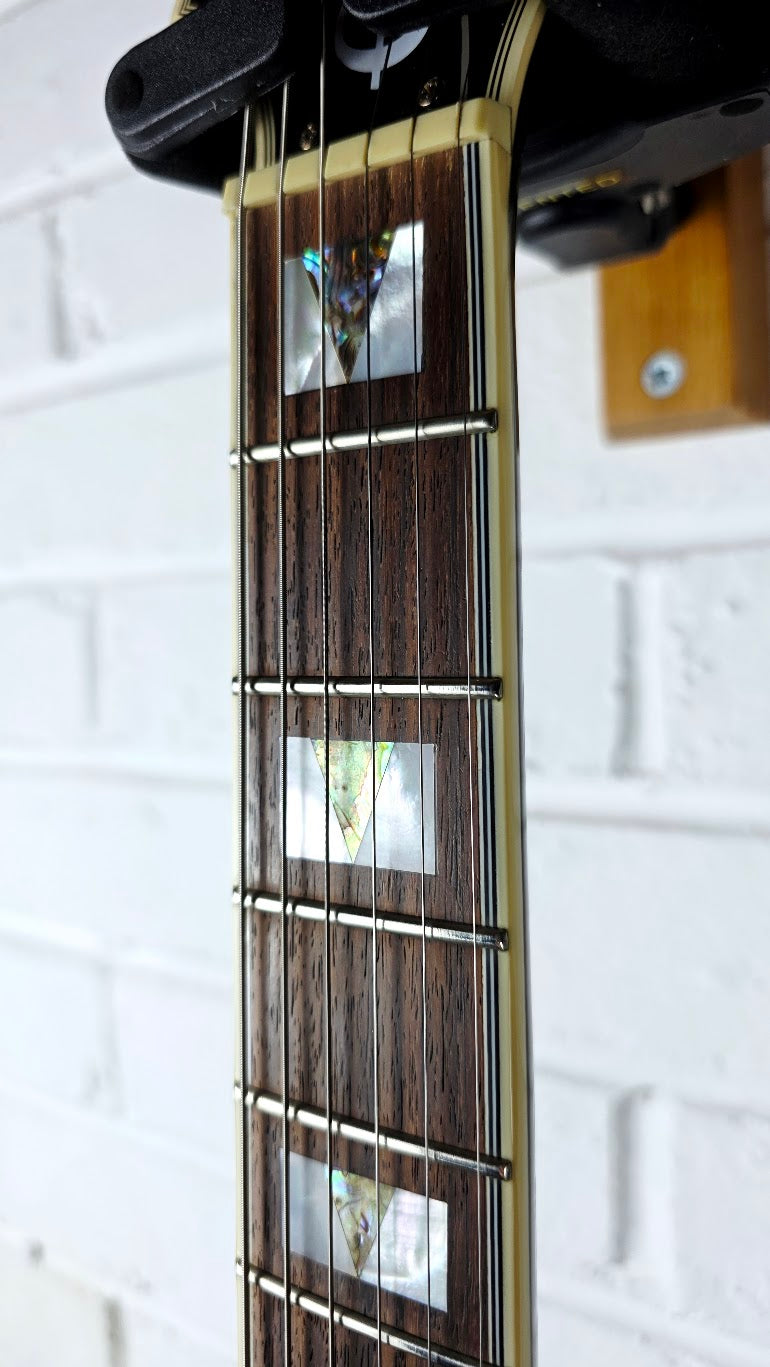 EPIPHONE SHERATON II EB EBONY SEMI HOLLOW ELECTRIC GUITAR