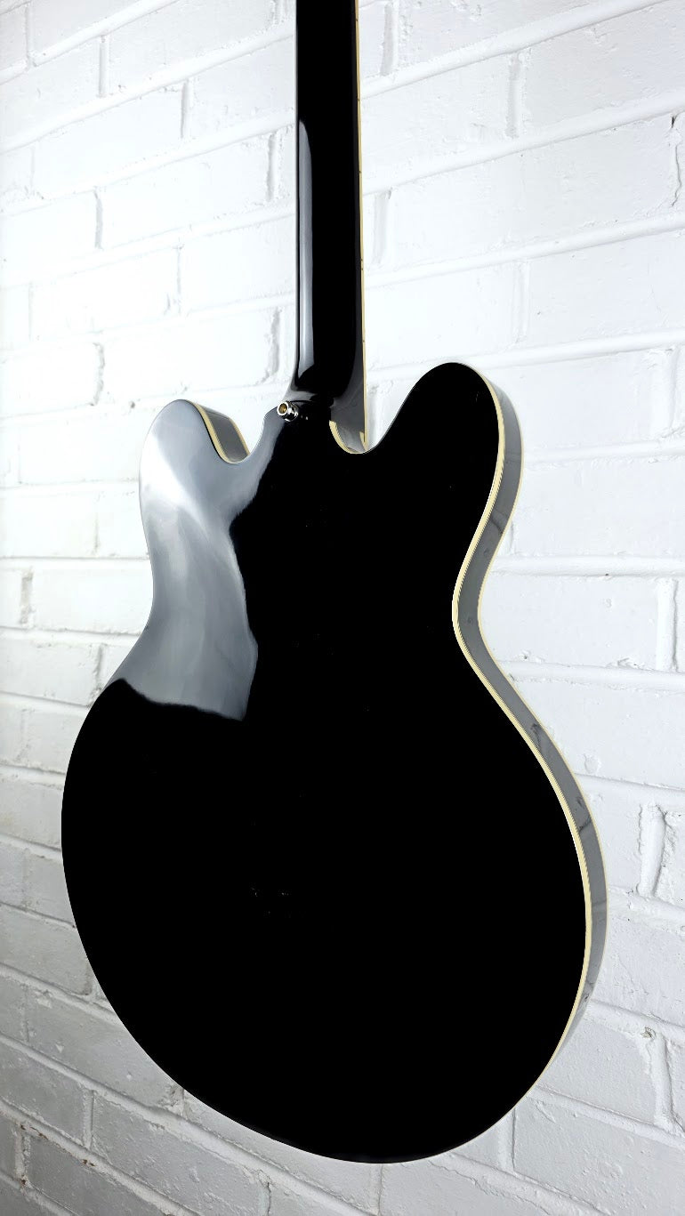 EPIPHONE SHERATON II EB EBONY SEMI HOLLOW ELECTRIC GUITAR