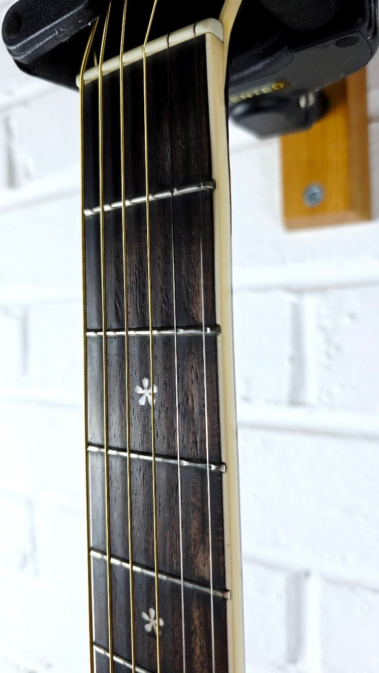 YAMAHA FG455 1980s SUNBURST ACOUSTIC GUITAR