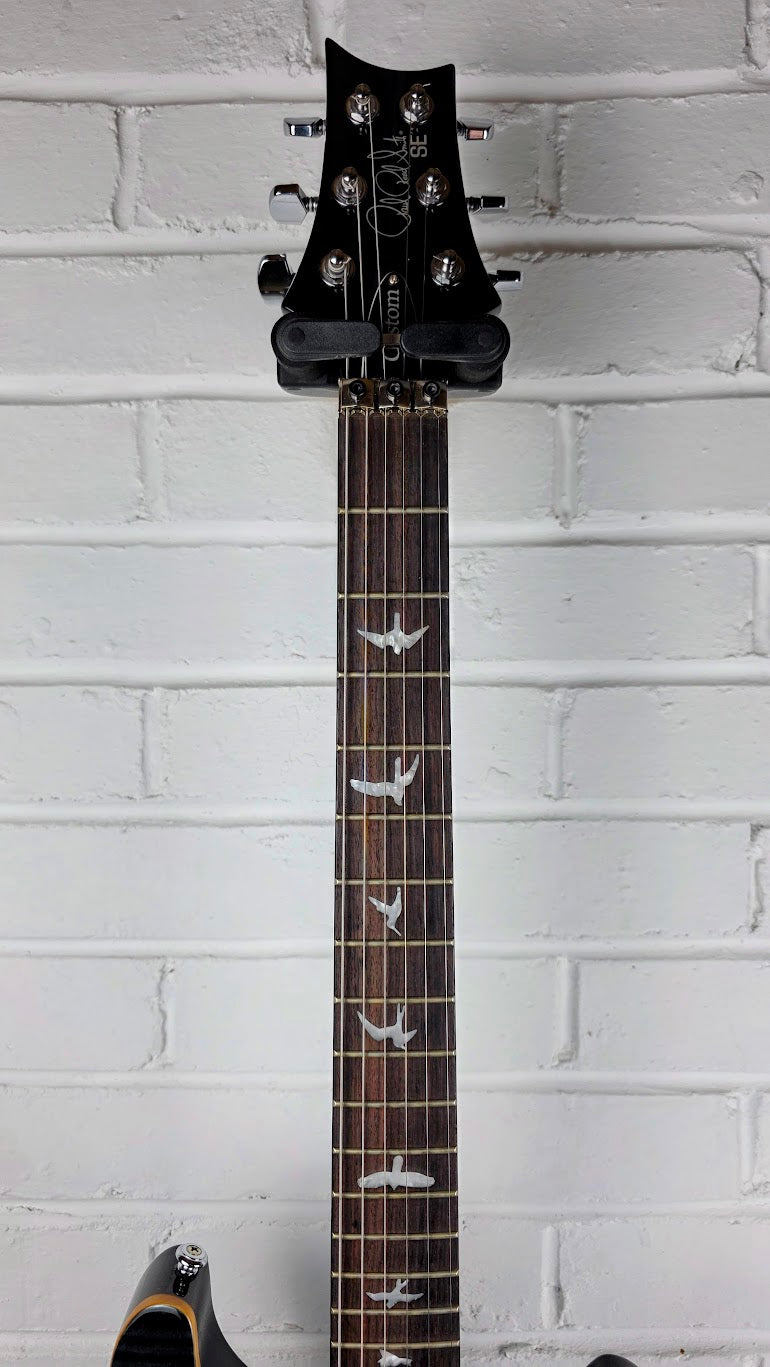 PRS SE CUSTOM 24 FLOYD CHARCOAL BURST ELECTRIC GUITAR