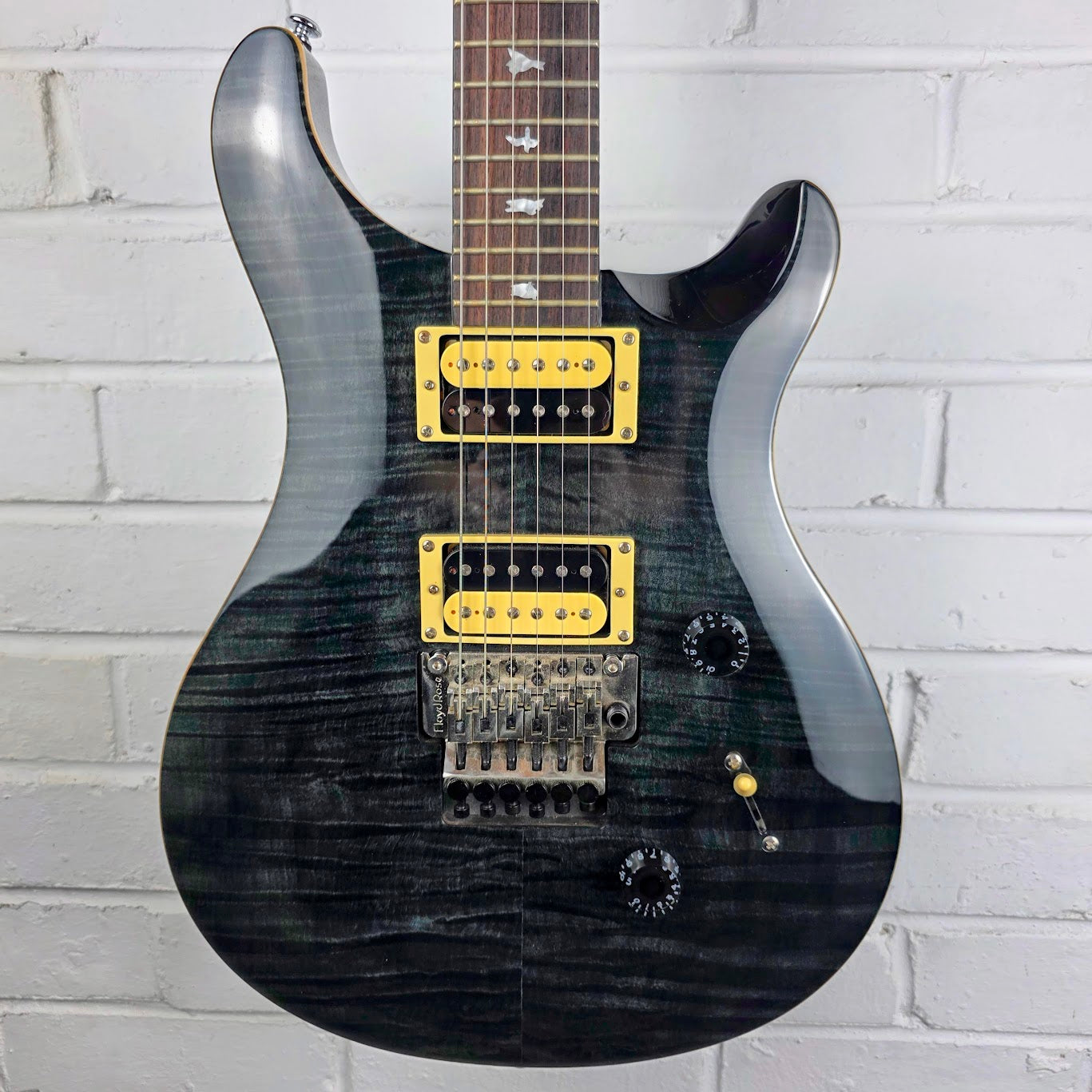 PRS SE CUSTOM 24 FLOYD CHARCOAL BURST ELECTRIC GUITAR