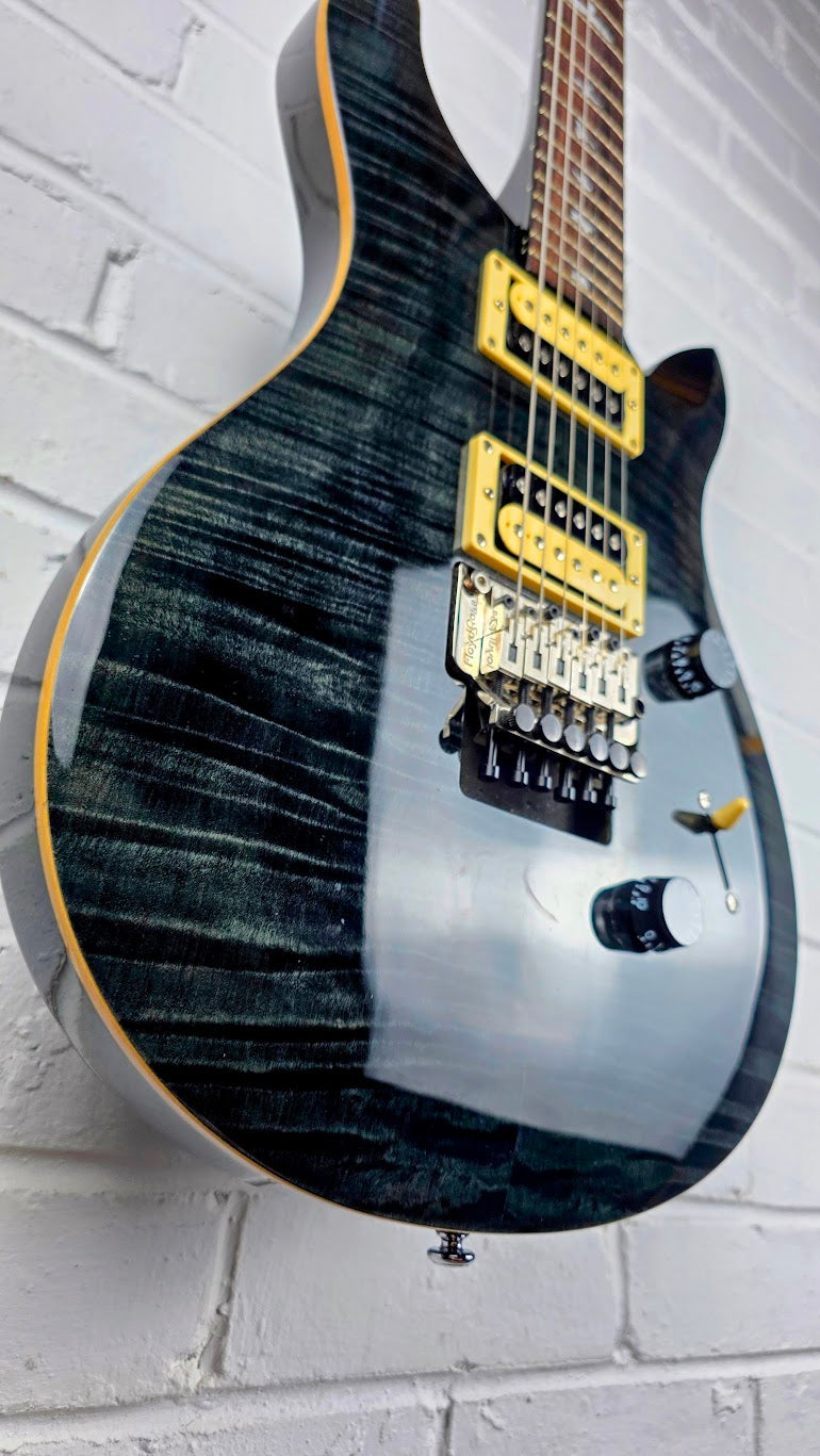 PRS SE CUSTOM 24 FLOYD CHARCOAL BURST ELECTRIC GUITAR