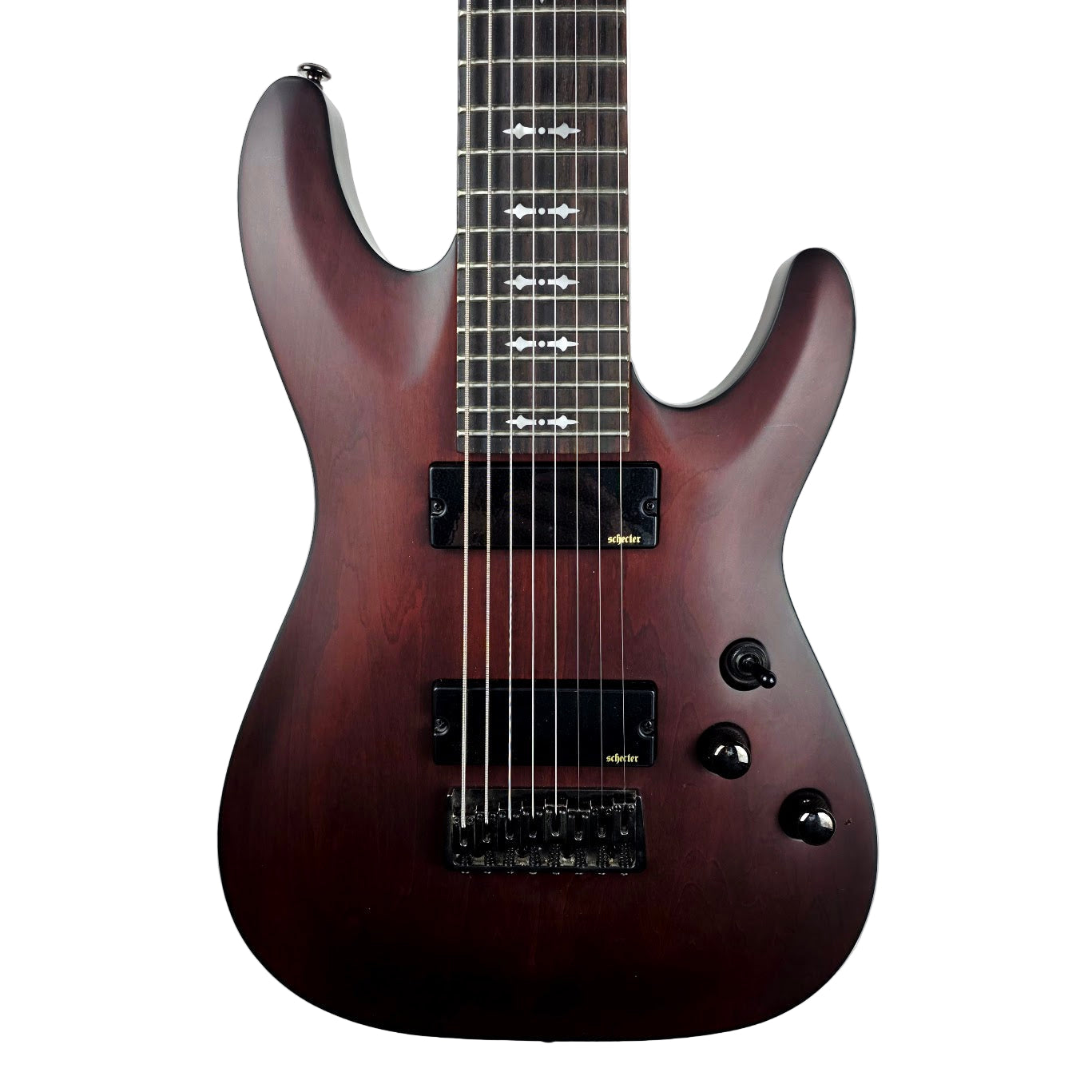 SCHECTER OMEN 8 DIAMOND SERIES 8 STRING ELECTRIC GUITAR WALNUT