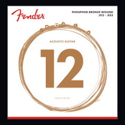 FENDER  PHOSPHOR BRONZE ACOUSTIC GUITAR STRINGS (12–53)