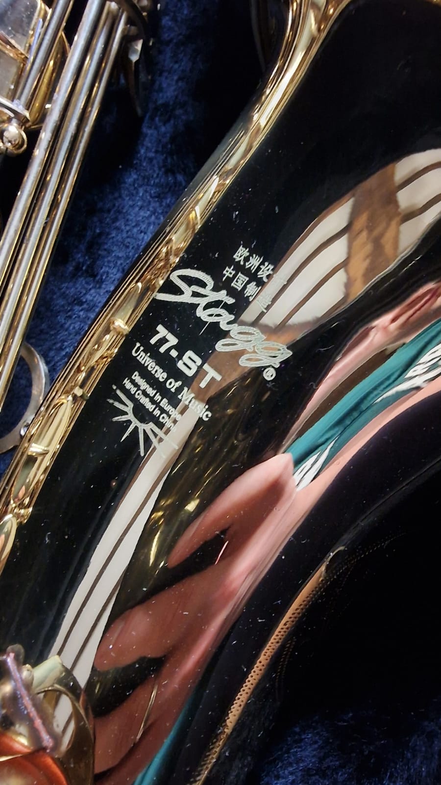 STAGG 77-ST TENOR SAXOPHONE + CASE + EXTRAS