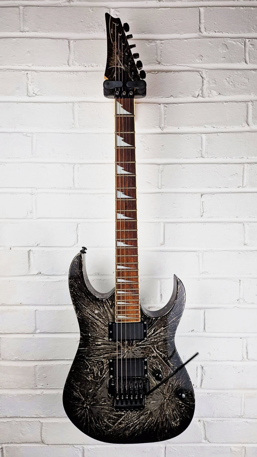 IBANEZ RGR420EX RG SERIES SILVER ARCTIC FROST ELECTRIC GUITAR