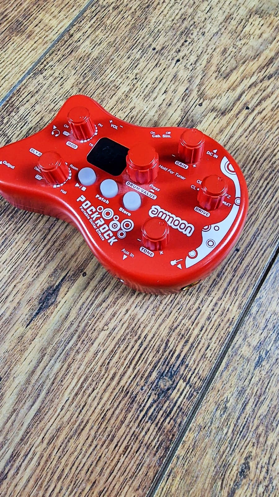 AMMOON POCKROCK PORTABLE GUITAR MULTI EFFECTS PROCESSOR