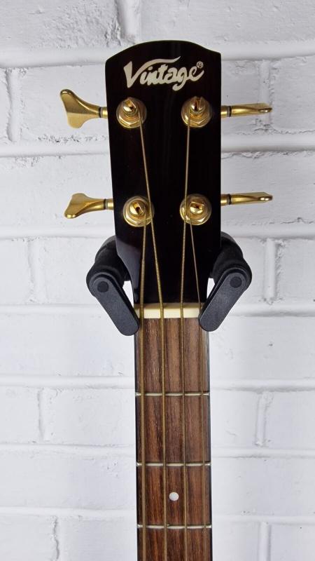 VINTAGE VCB430N NATURAL ELECTRO ACOUSTIC BASS GUITAR