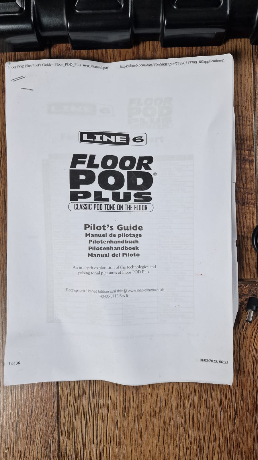 LINE 6 FLOOR POD PLUS MULTI EFFECTS PROCESSOR