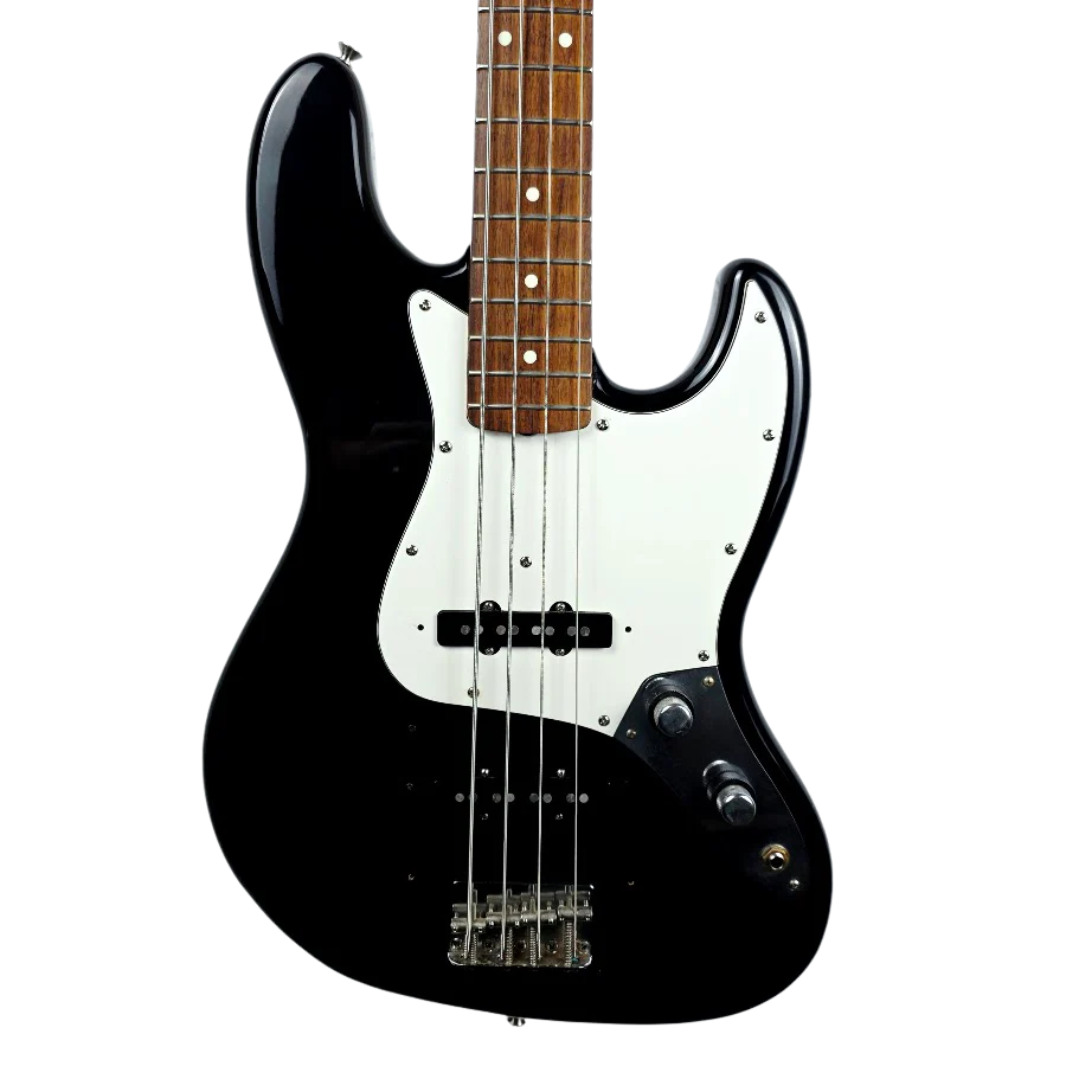 FENDER 1984 MIJ JAZZ BASS BLACK SERIAL E968853 – Gearupmusic