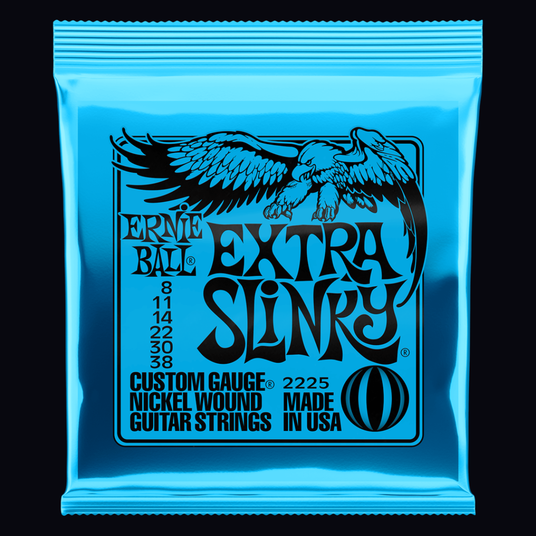 ERNIE BALL EXTRA SLINKY ELECTRIC GUITAR STRINGS (8-38)