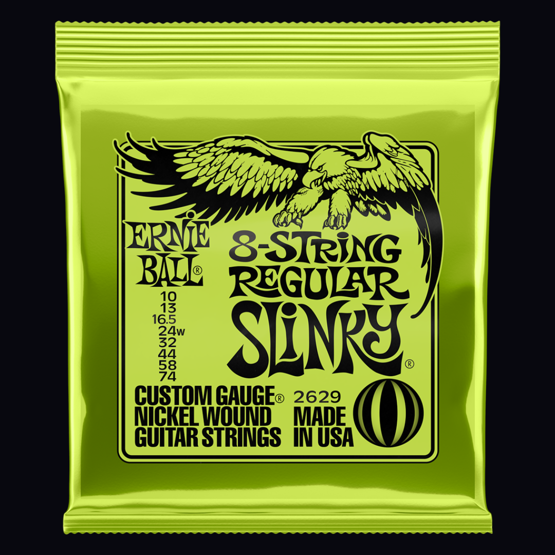 ERNIE BALL 8-STRING REGULAR SLINKY ELECTRIC GUITAR STRINGS (10-74)