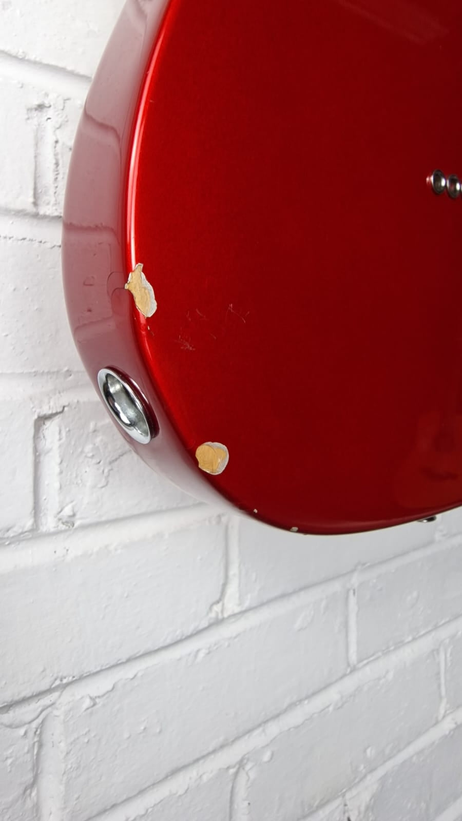 FENDER USA AMERICAN TELECASTER 2004 CHROME RED ELECTRIC GUITAR