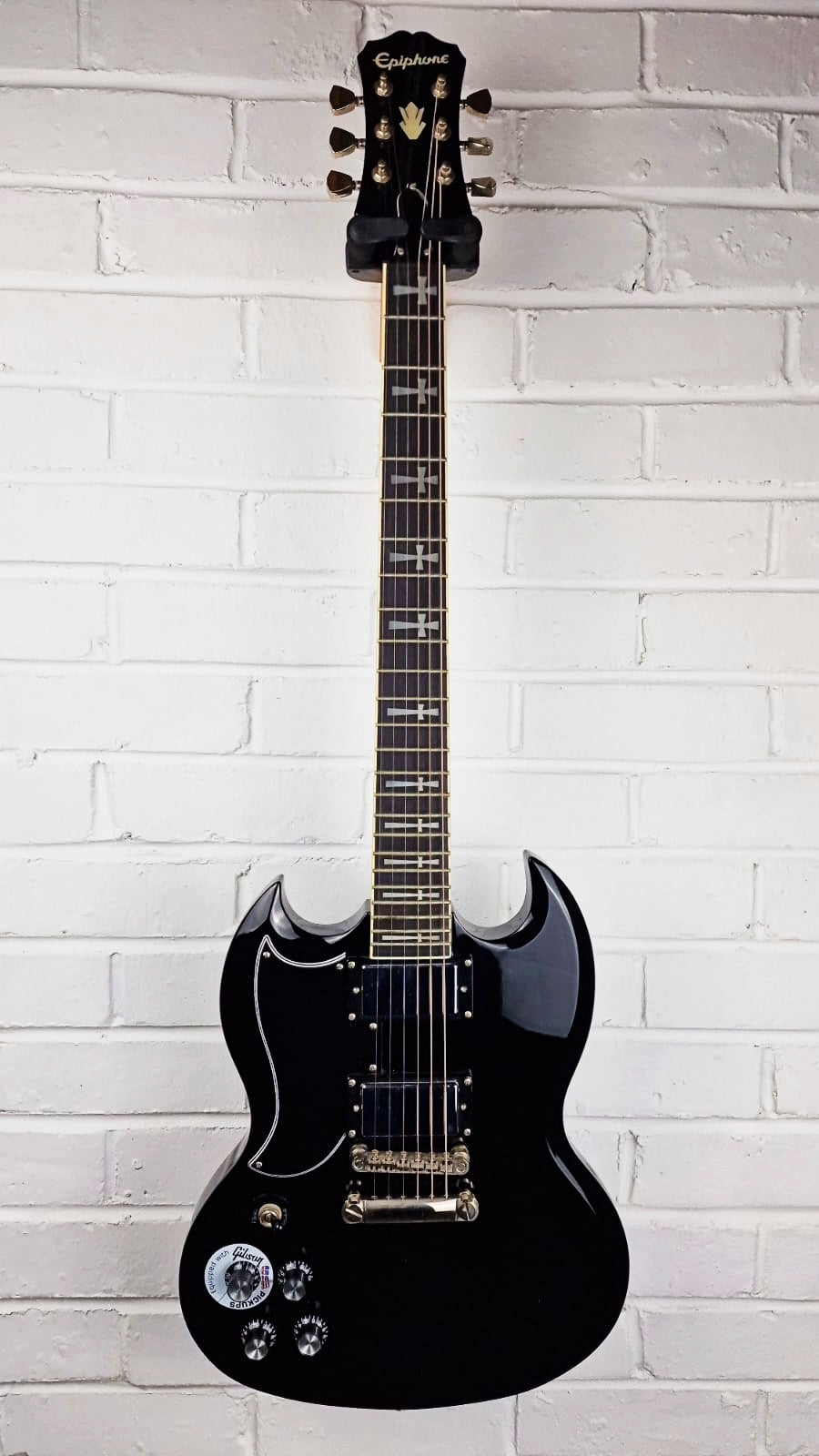 EPIPHONE BLACK LTD EDITION TONY IOMMI SIGNATURE SG LEFT HANDED ELECTRIC GUITAR
