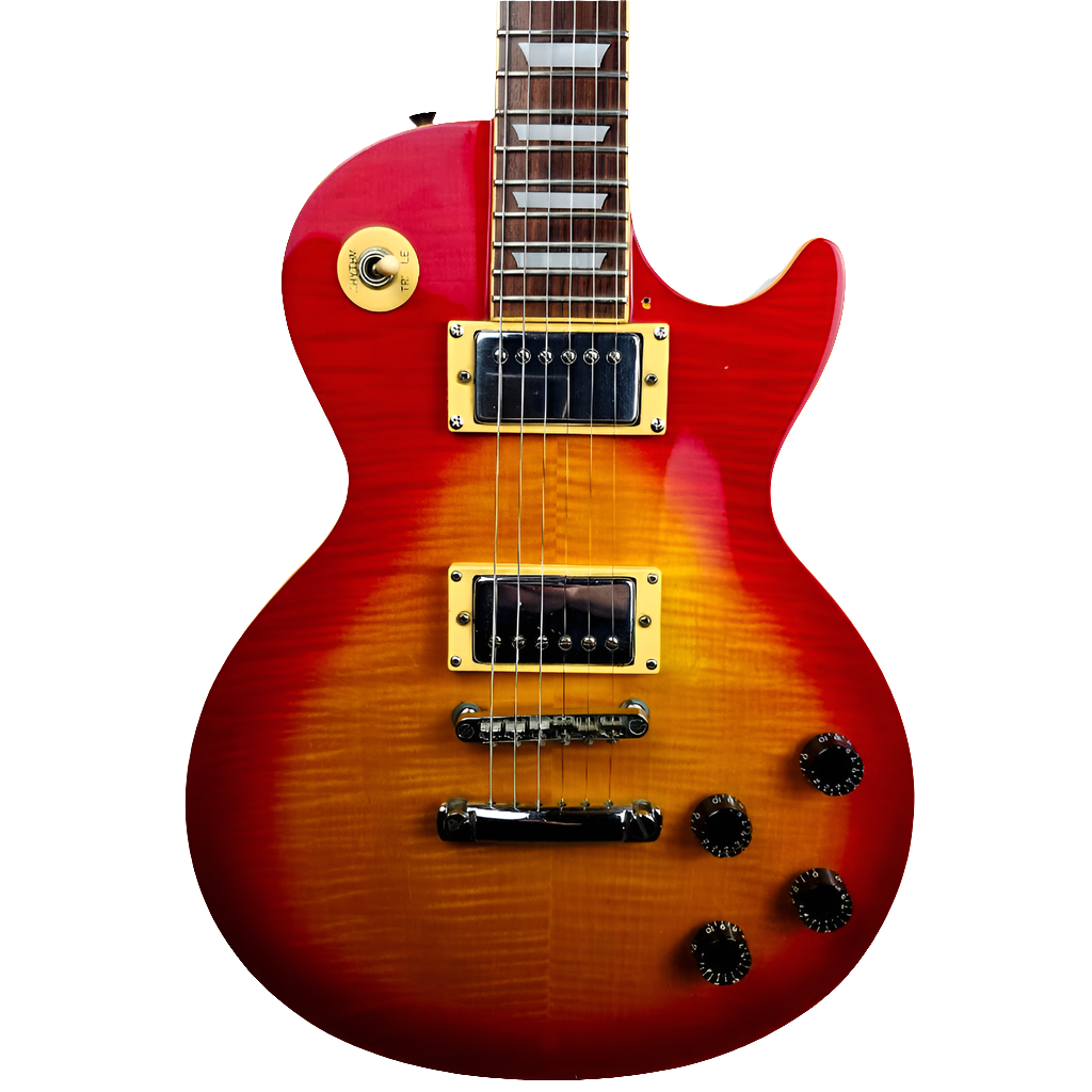 EPIPHONE LES PAUL STANDARD CHERRY BURST "GIBSON" KOREA ELECTRIC GUITAR