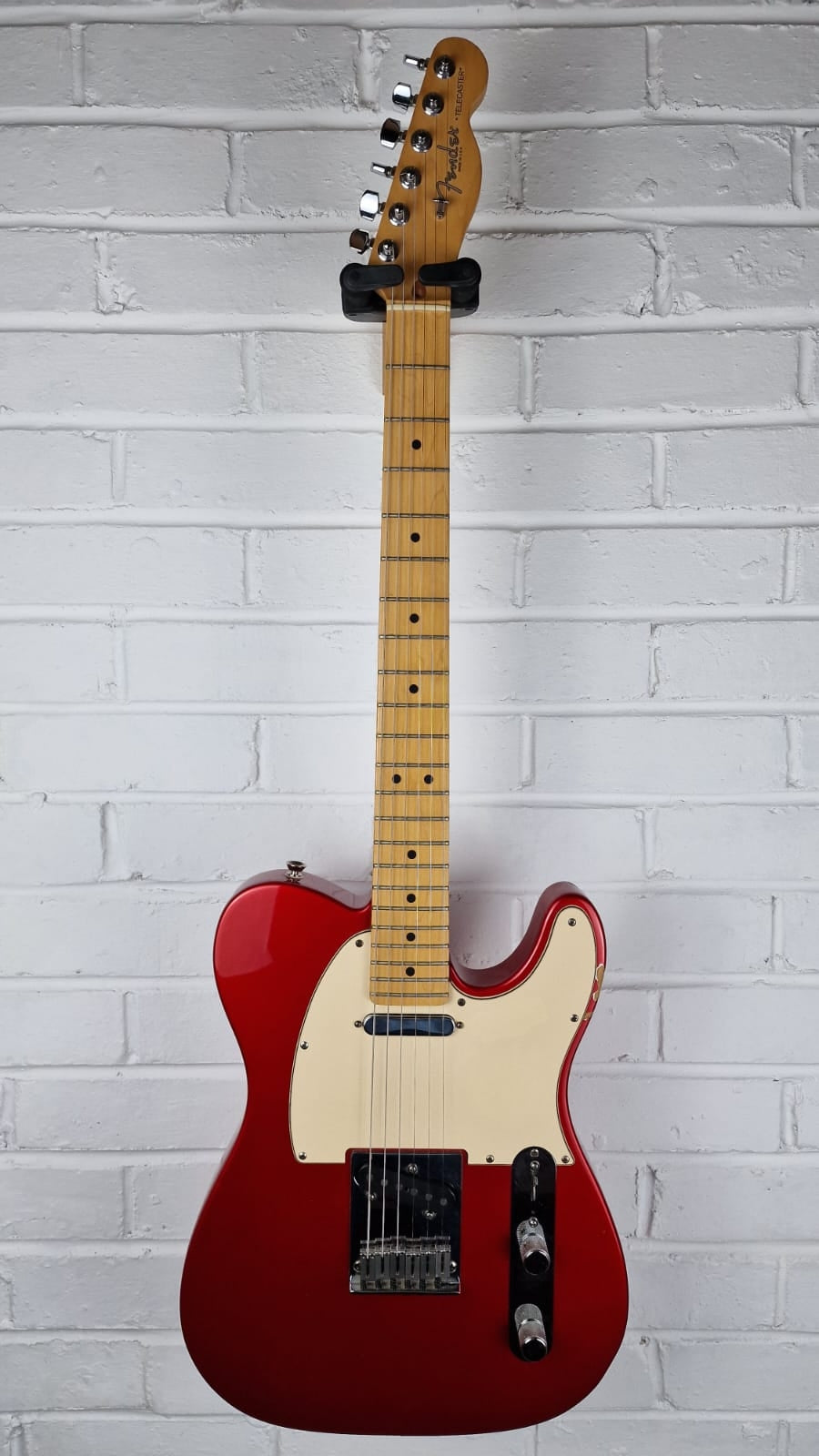 FENDER USA AMERICAN TELECASTER 2004 CHROME RED ELECTRIC GUITAR