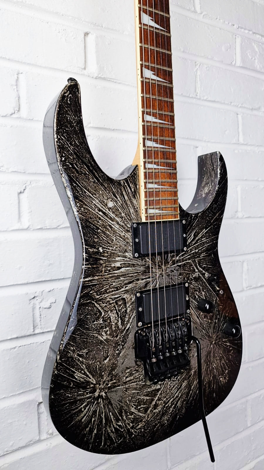 IBANEZ RGR420EX RG SERIES SILVER ARCTIC FROST ELECTRIC GUITAR