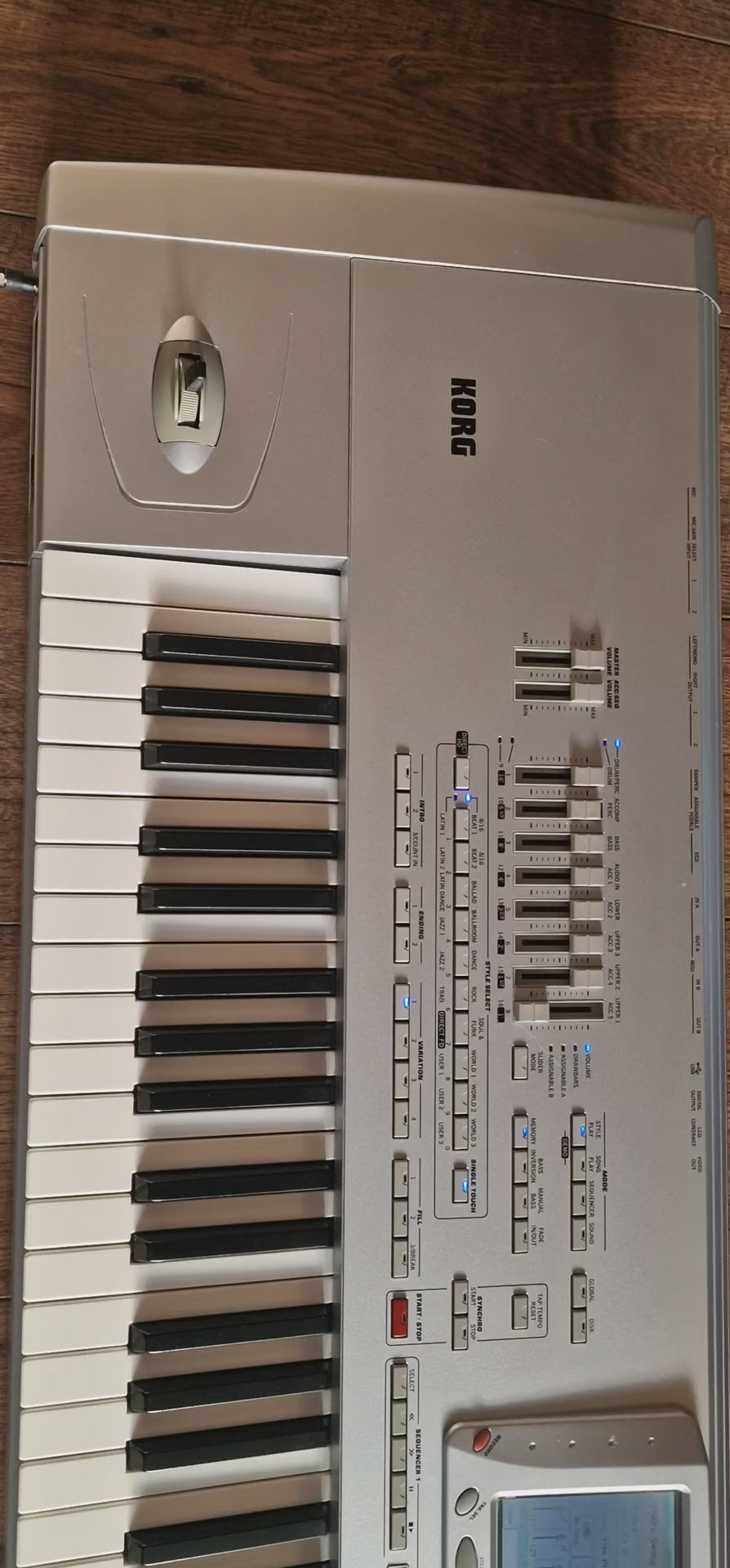 Load video: KORG PA1X PRO PROFESSIONAL ARRANGER KEYBOARD **SPARES / REPAIRS**