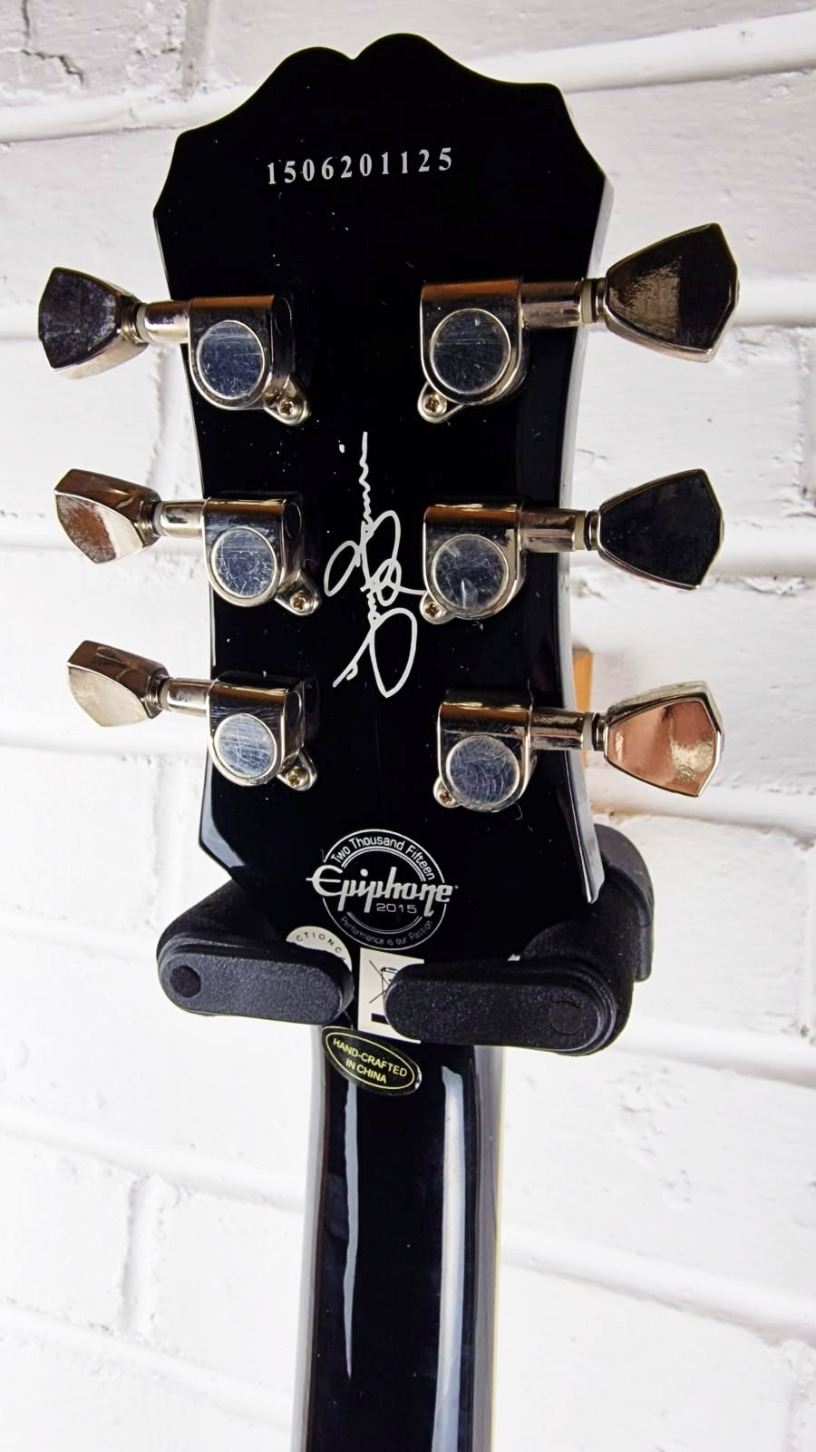 EPIPHONE BLACK LTD EDITION TONY IOMMI SIGNATURE SG LEFT HANDED ELECTRIC GUITAR