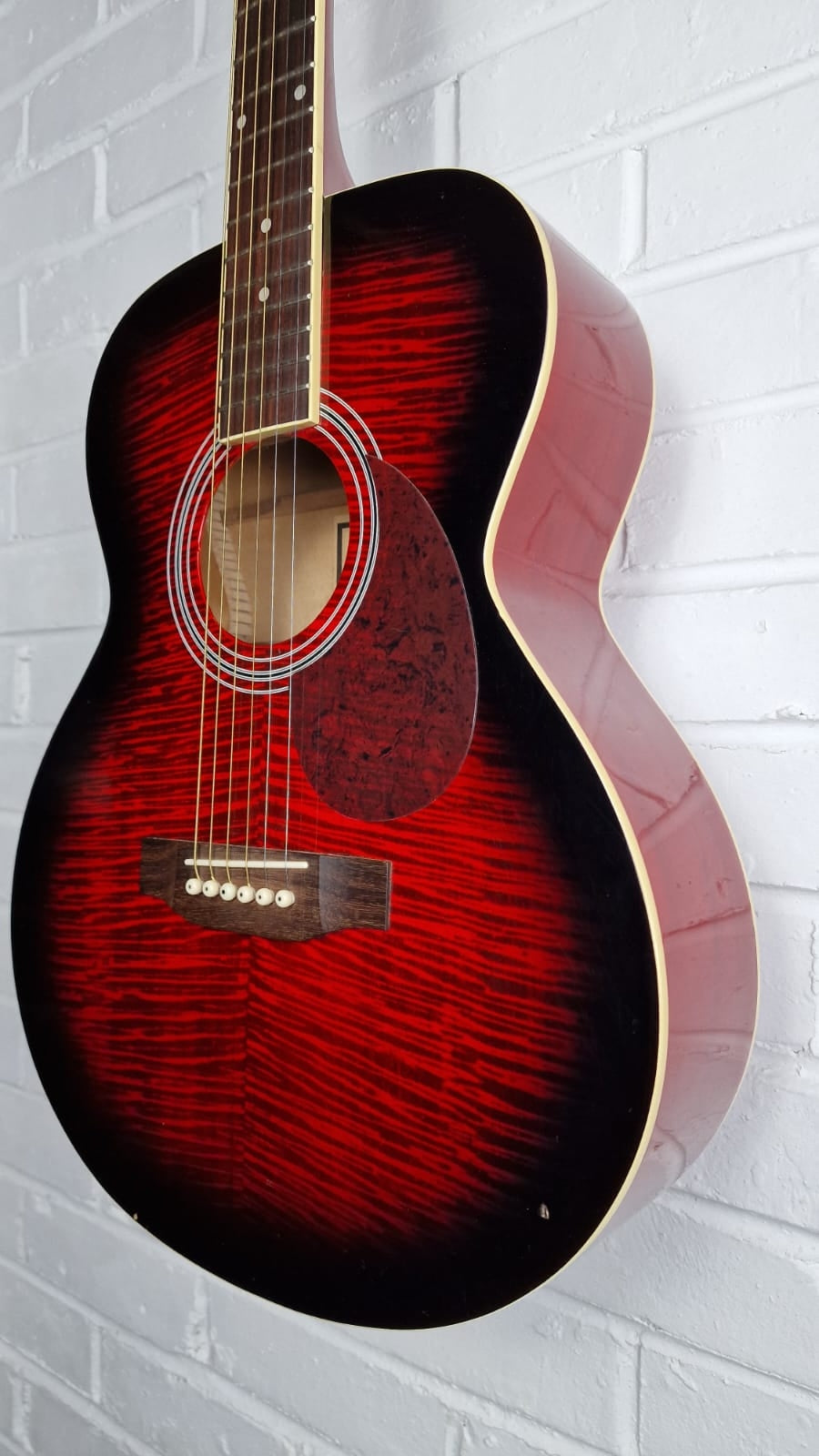 FRESHMAN FA1FWR WINE RED ACOUSTIC GUITAR