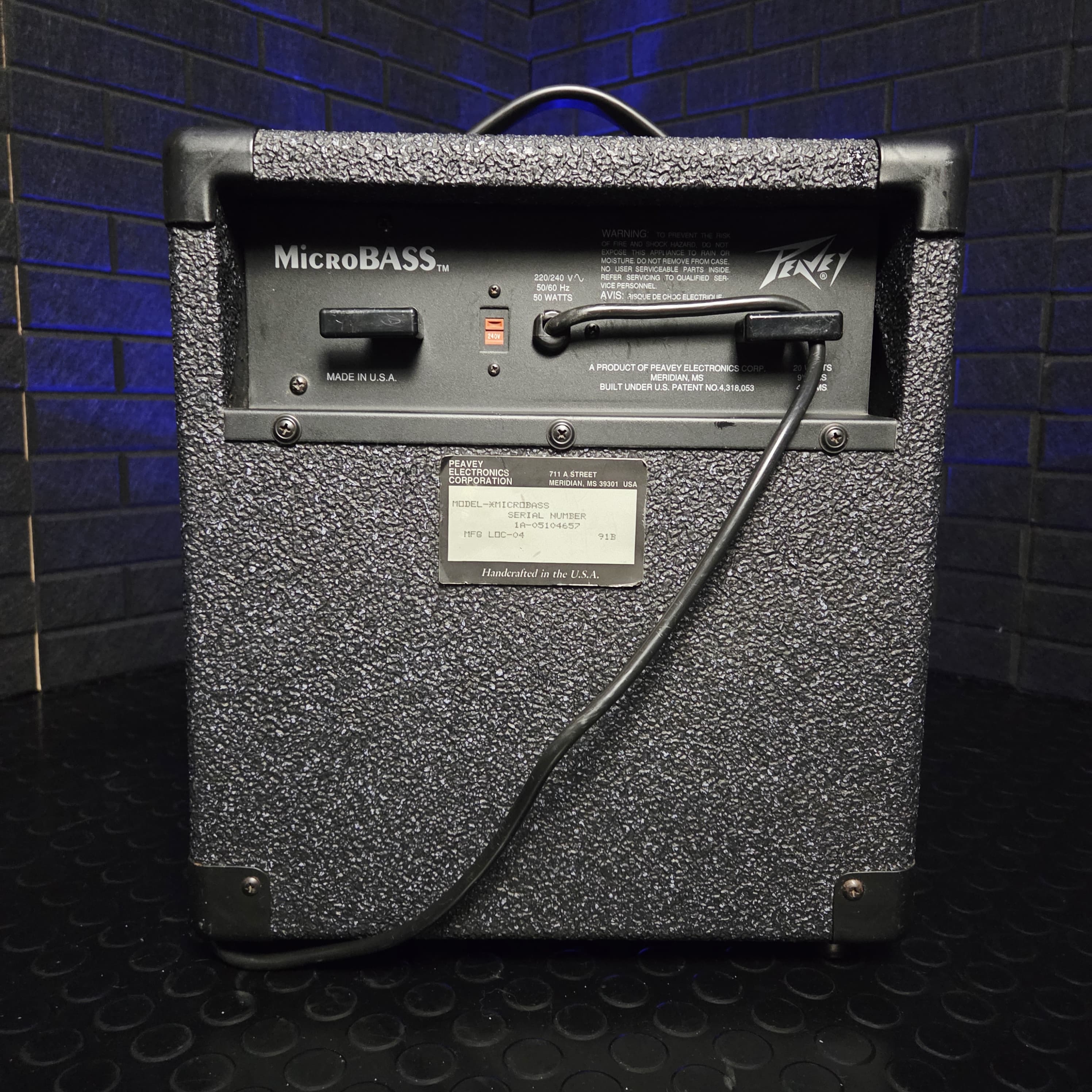 PEAVEY MICROBASS COMBO 20W BASS PRACTICE AMP
