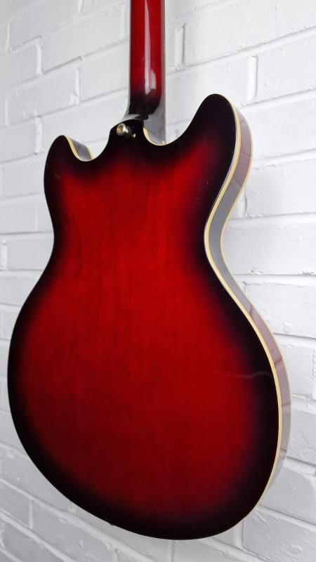 SHINE 335 CHERRY SUNBURST ELECTRIC GUITAR