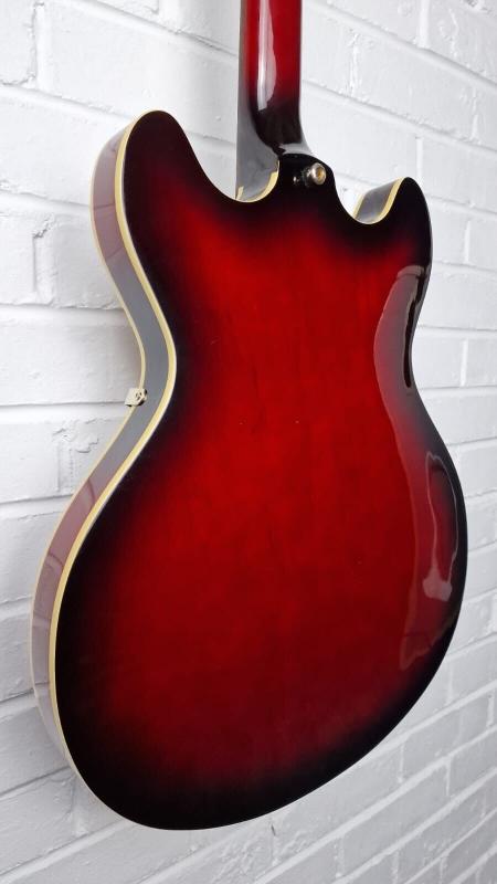 SHINE 335 CHERRY SUNBURST ELECTRIC GUITAR