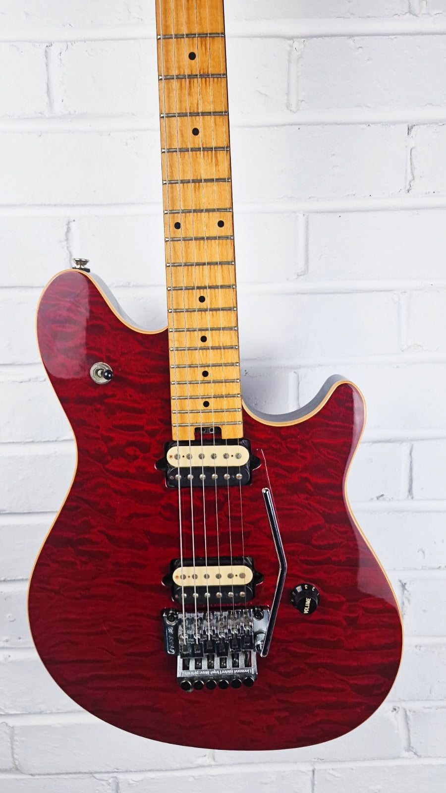 PEAVEY EVH WOLFGANG SPECIAL TRANSPARENT RED ELECTRIC GUITAR