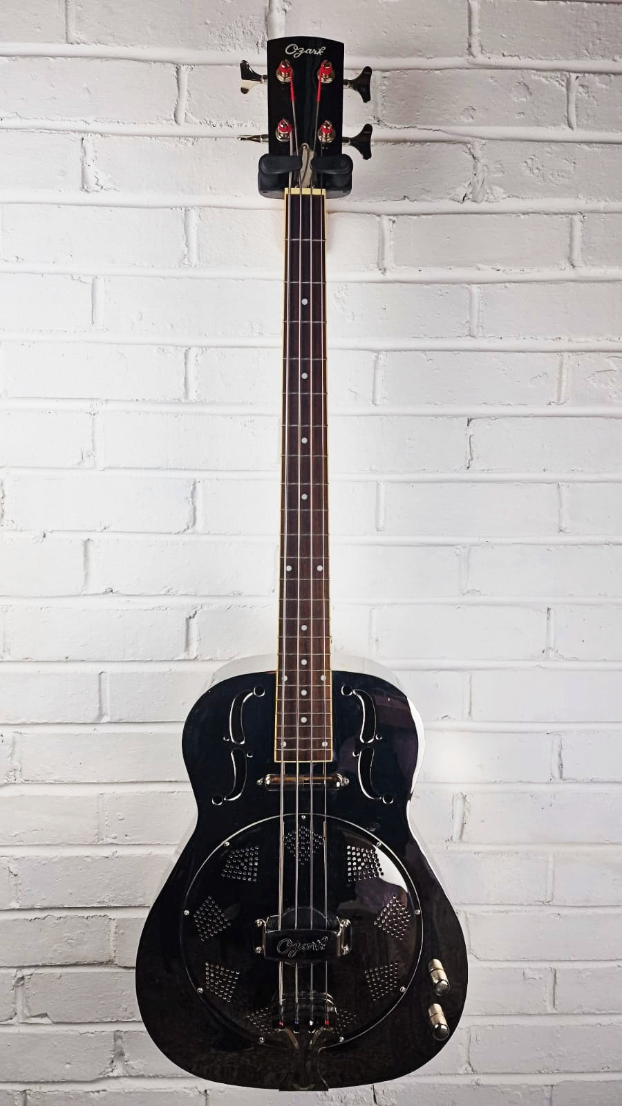 OZARK 3516 ELECTRO ACOUSTIC RESONATOR BASS GUITAR