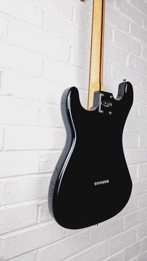 STAGG TOM DELONGE STYLE STRATOCASTER BLACK ELECTRIC GUITAR