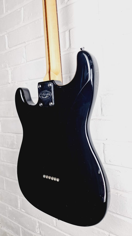 STAGG TOM DELONGE STYLE STRATOCASTER BLACK ELECTRIC GUITAR