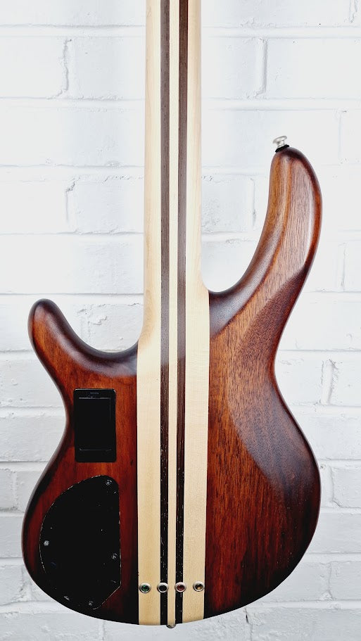 CORT A4 PLUS FMMH OPEN PORE NATURAL 4 STRING ELECTRIC BASS GUITAR