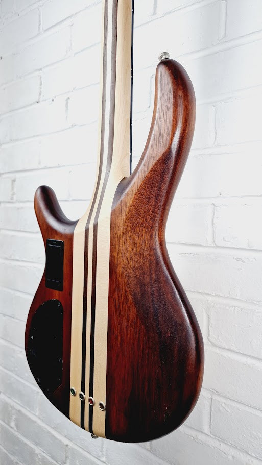 CORT A4 PLUS FMMH OPEN PORE NATURAL 4 STRING ELECTRIC BASS GUITAR