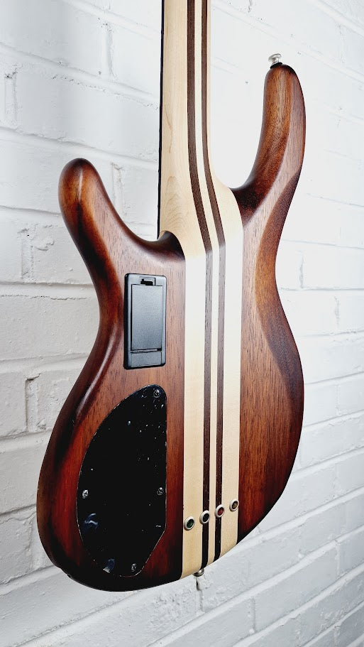 CORT A4 PLUS FMMH OPEN PORE NATURAL 4 STRING ELECTRIC BASS GUITAR