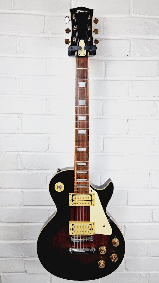 RIKTER LES PAUL BROWN BURST ELECTRIC GUITAR