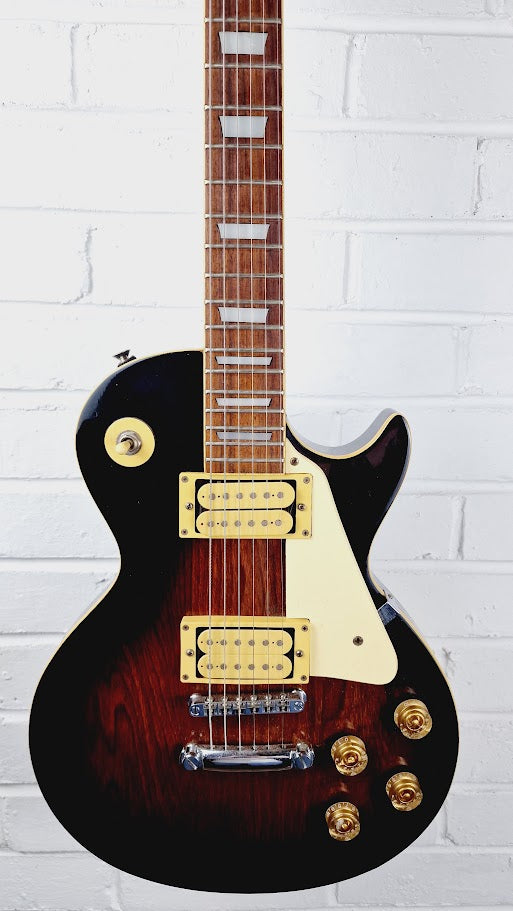 RIKTER LES PAUL BROWN BURST ELECTRIC GUITAR