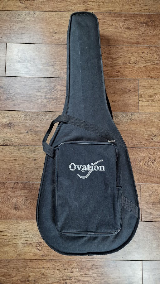 OVATION CELEBRITY CP247 DARK GREEN QUILT + OVATION FOAM CASE