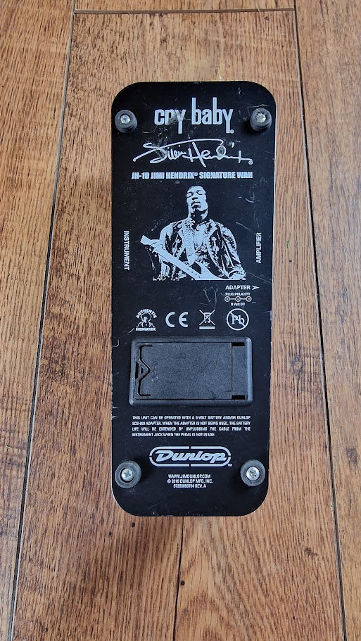 JIM DUNLOP CRYBABY WAH JIMI HENDRIX PEDAL