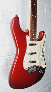 SQUIER VINTAGE MODIFIED SURF STRATOCASTER CAR CANDY APPLE RED 2015 ELECTRIC GUITAR