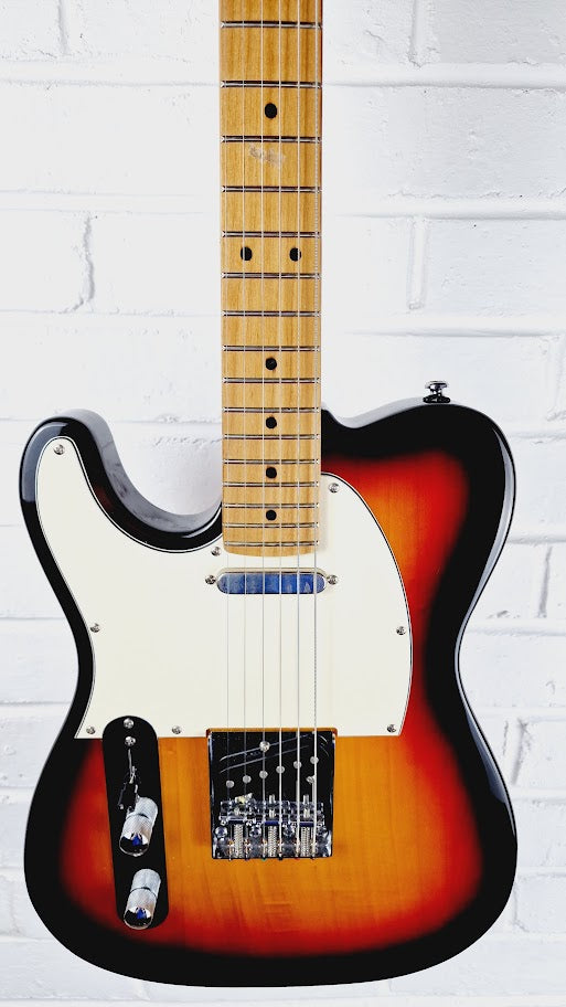 JET JT300 TELECASTER SUNBURST LEFT HANDED ELECTRIC GUITAR